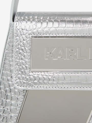 Karl Lagerfeld Schultertasche in Silber