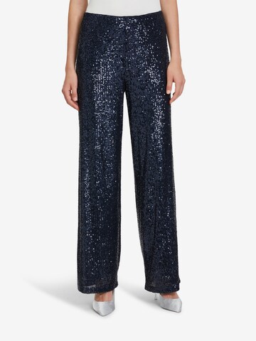 Betty & Co Loose fit Pants in Blue: front