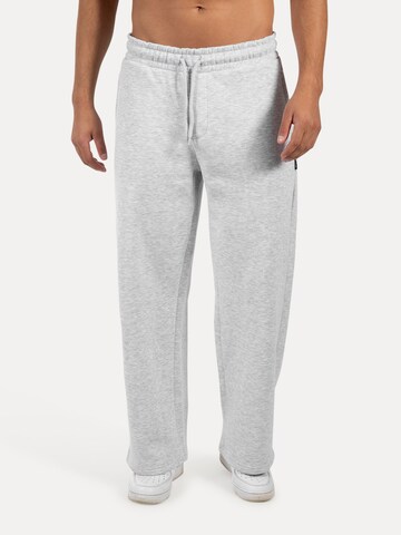 Smilodox Regular Brayan Casual Baggy Pants in Grau: Vorderseite