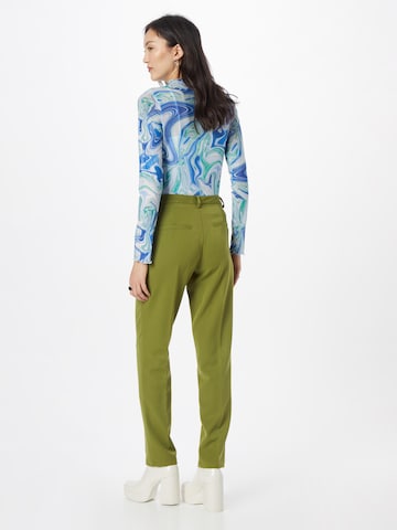 minimum Regular Pleated Pants 'HALLI' in Green