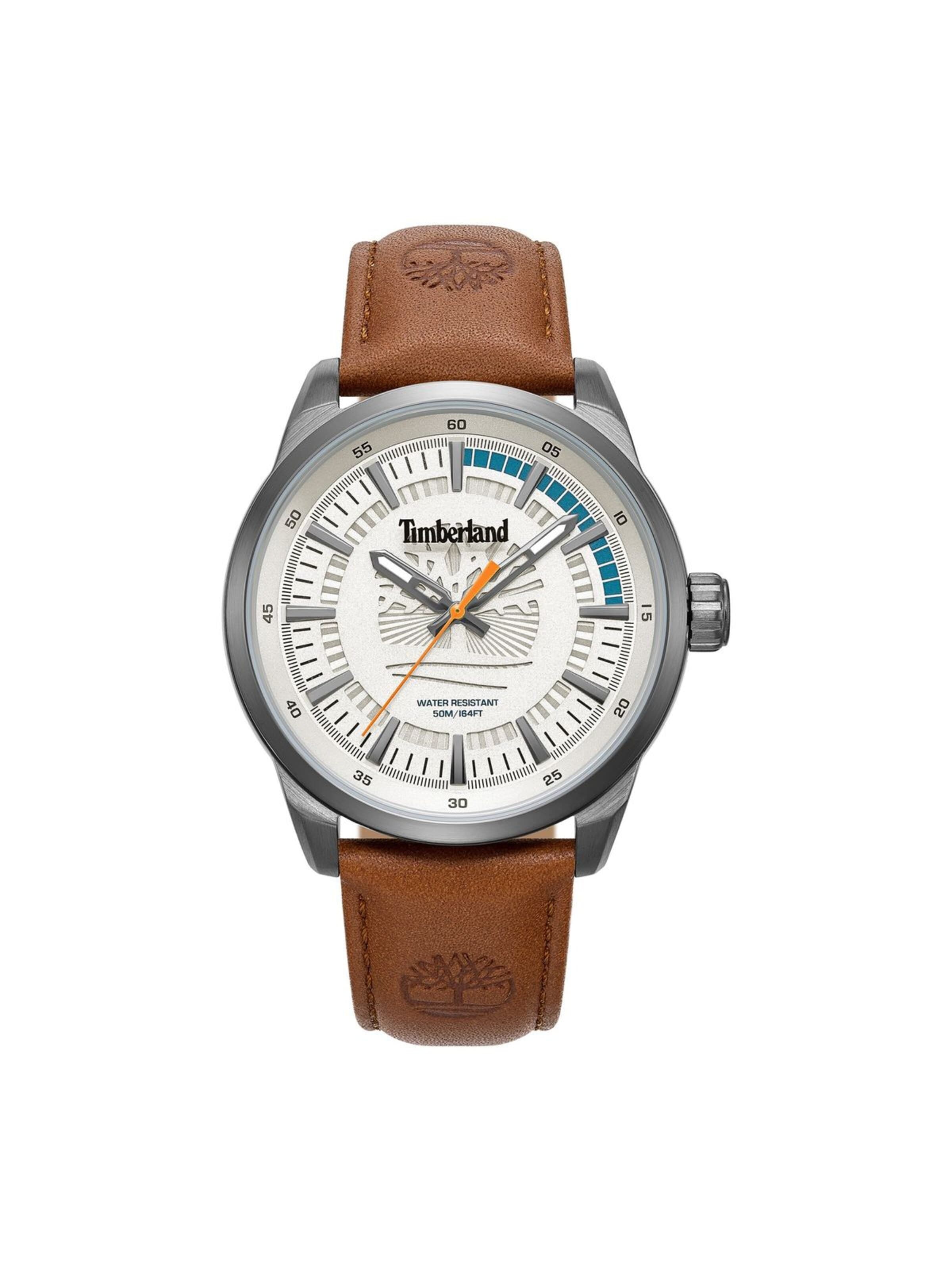 Montre à affichage analogique TIMBERLAND en marron : devant