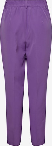 Y.A.S Loose fit Pleat-front trousers 'AZA' in Purple