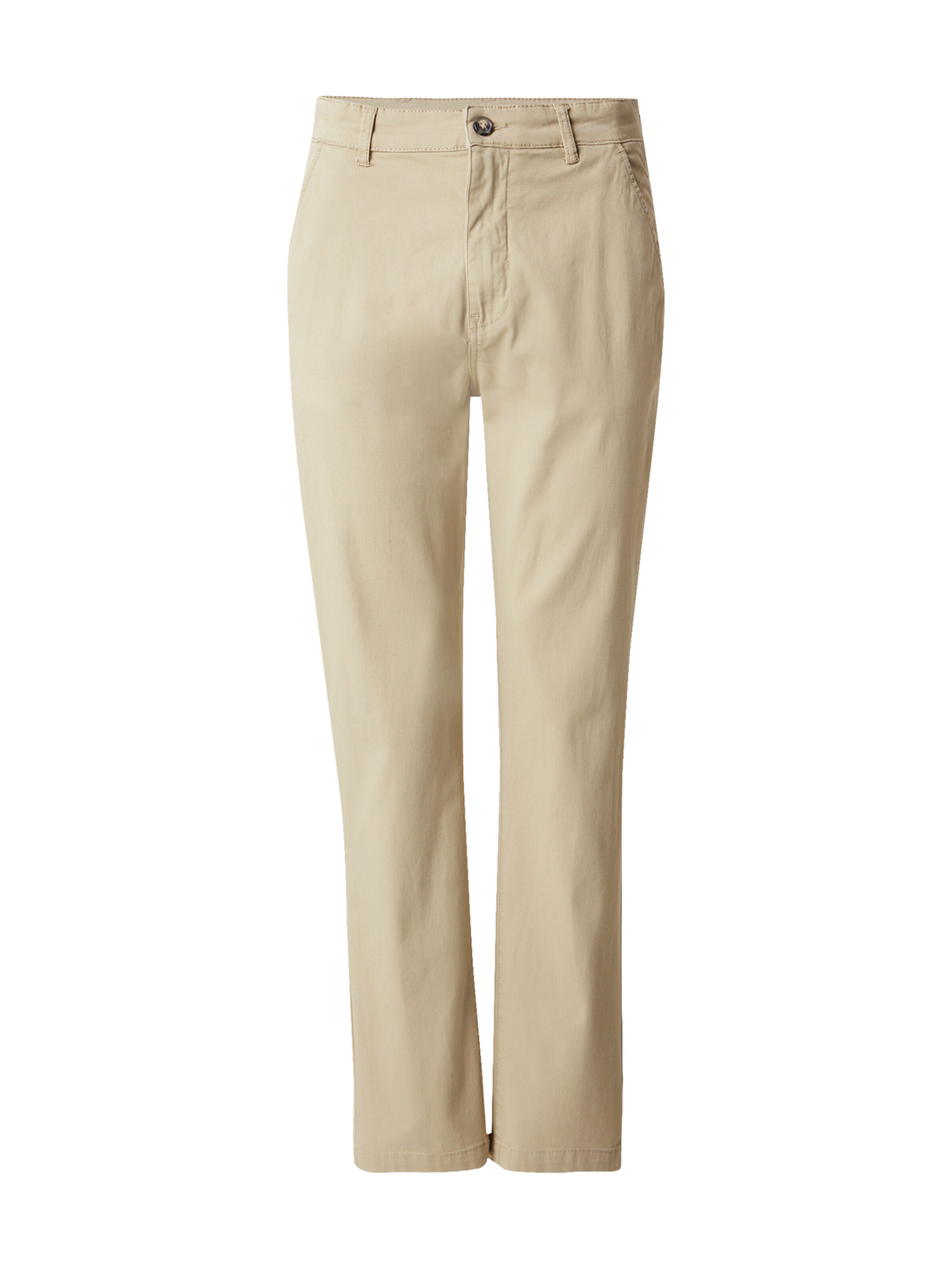 Slimfit Pantaloni eleganți 'Superflex' de la Lindbergh pe bej: față