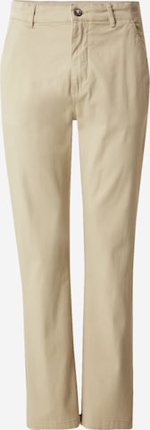 Lindbergh Slimfit Chinobyxa 'Superflex' i beige: framsida