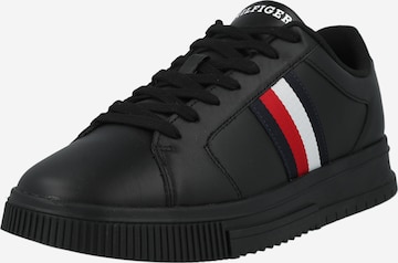 Baskets basses 'Supercup Essential' TOMMY HILFIGER en noir : devant