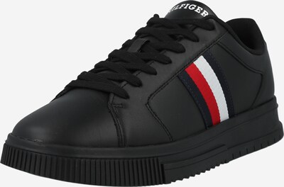 TOMMY HILFIGER Låg sneaker 'Supercup Essential' i marinblå / röd / svart / vit, Produktvy