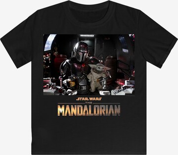 F4NT4STIC T-Shirt 'The Mandalorian Child On Board' in Schwarz