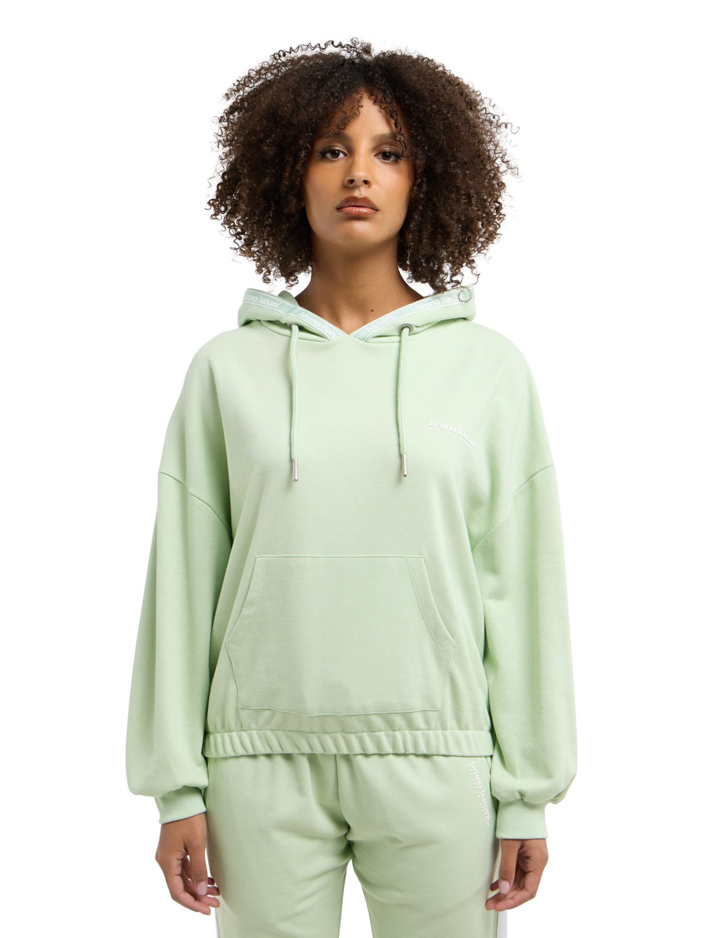 Bruno Banani Sweatshirt ' CARDENAS ' in Groen: voorkant