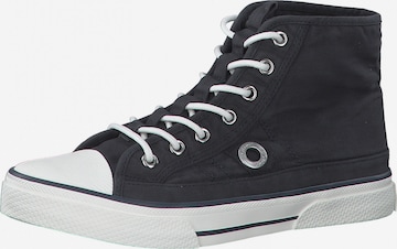 s.Oliver High-Top Sneakers in Blue: front