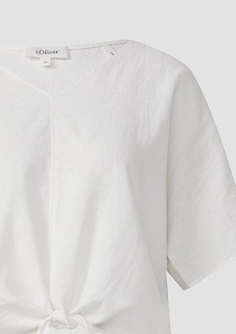 s.Oliver Bluse in Weiß