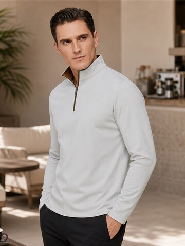 ALLTHEMEN Shirt 'Fluss' in Grey