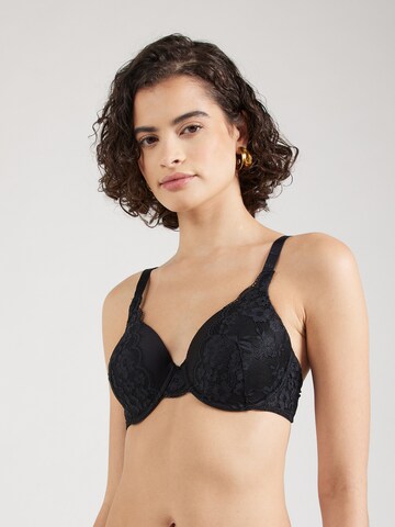 Invisible Soutien-gorge 'Dahlia Iris' Lindex en noir : devant