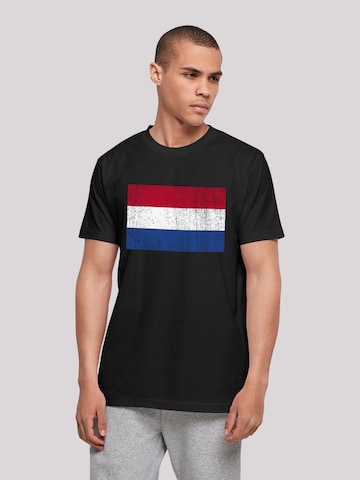 F4NT4STIC Shirt in Zwart: voorkant