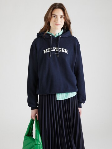 TOMMY HILFIGER Sweatshirt in Blauw: voorkant