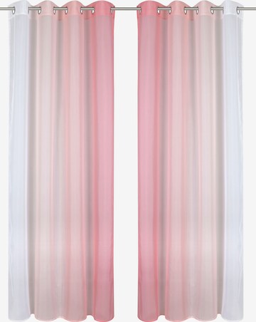 MY HOME Curtains & Drapes in Pink: front