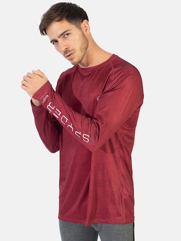 Spyder Functioneel shirt in Rood