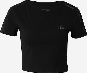 ADIDAS SPORTSWEAR Performance shirt in Black: front