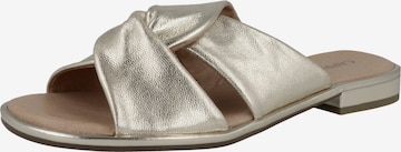 CAPRICE - Sapato aberto em ouro: frente