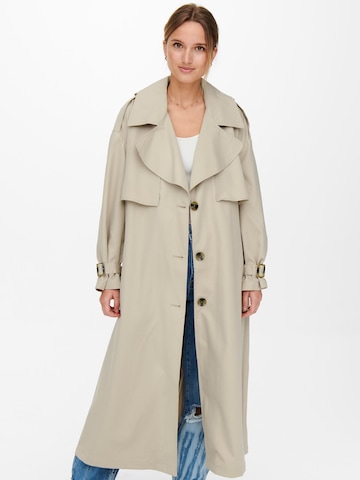 ONLY Between-Seasons Coat 'Dina' in Beige: front