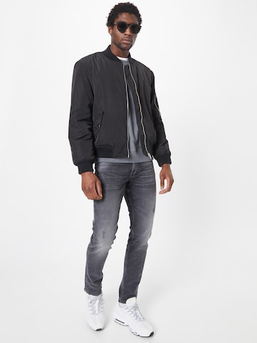 ABOUT YOU Between-Season Jacket 'Colin' in Black