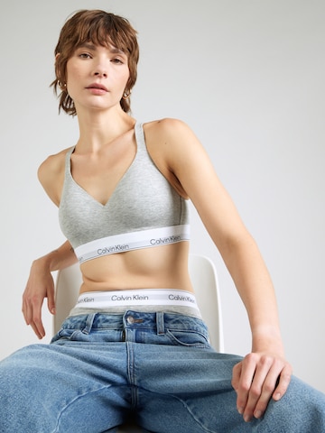 Calvin Klein Underwear - Soutien Bustier Soutien em cinzento: frente