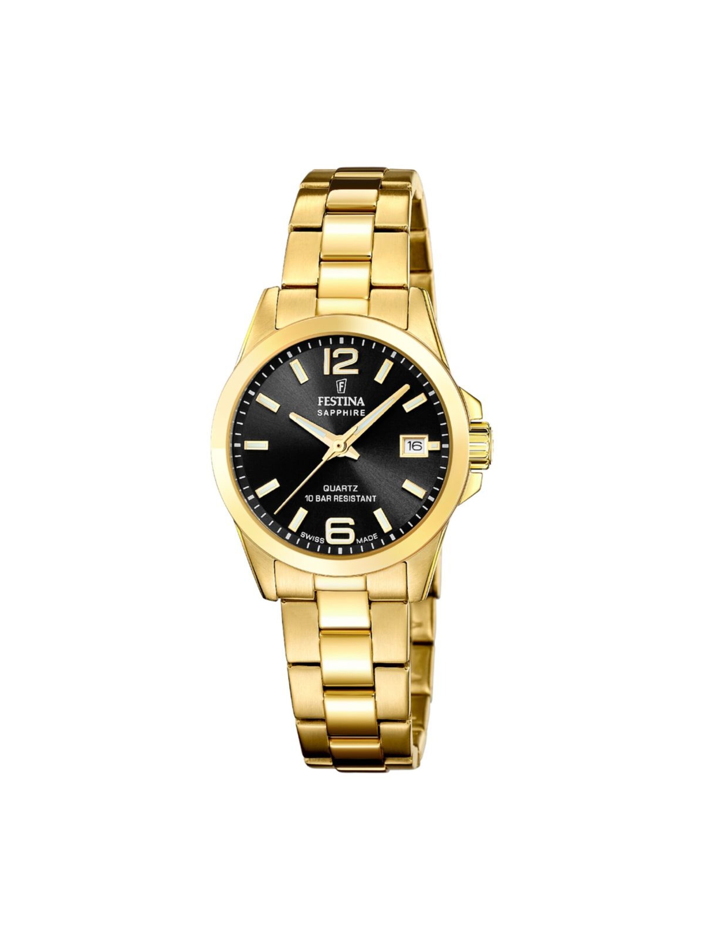 FESTINA Analog watch in Black: front