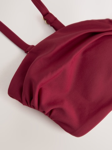 Next - Bandeau Top de bikini en rojo