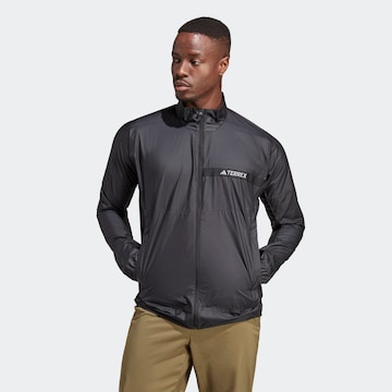 ADIDAS TERREX Outdoor jacket 'Multi' in Black: front