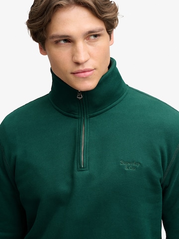 Superdry & Co Mikina 'ESSENTIAL' - Zelená