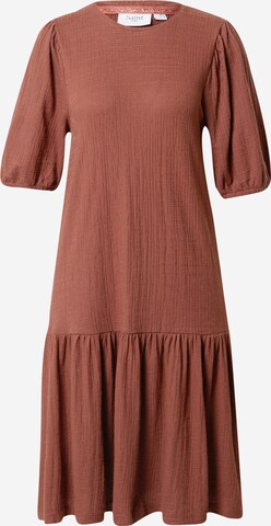 SAINT TROPEZ Dress 'Peggy' in Brown: front