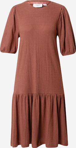 SAINT TROPEZ Dress 'Peggy' in Brown: front