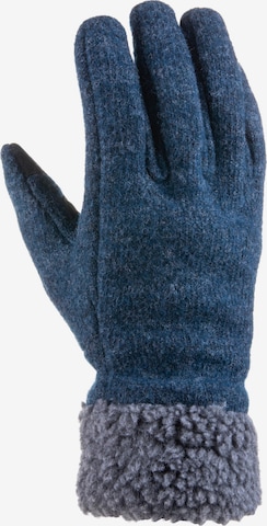 VAUDE Athletic Gloves 'Tinshan IV' in Blue: front