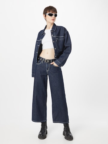 LEVI'S ® Loosefit Jeans 'Silvertab Low Baggy Crop' i blå