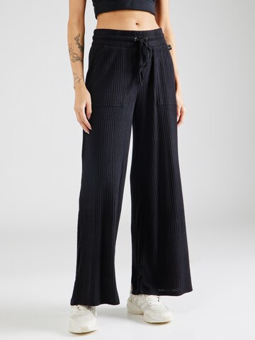 Bally Wide leg Sportbroek 'LIBERTY' in Zwart: voorkant