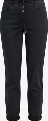 Regular Pantalon Recover Pants en noir : devant