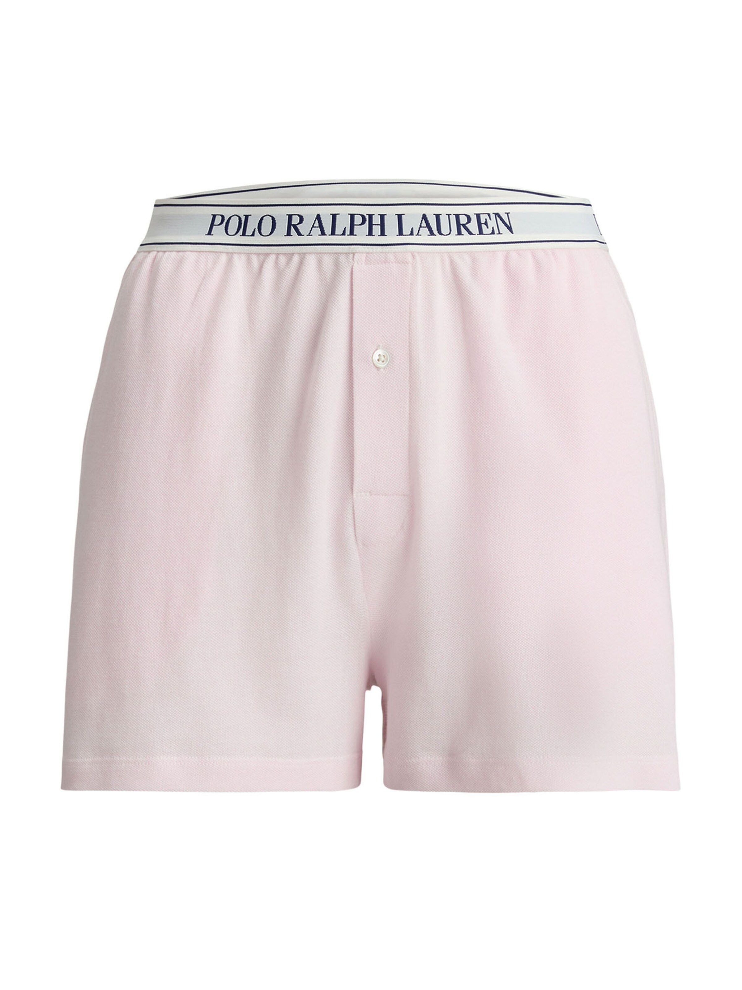 Polo Ralph Lauren Korte pyjama ' Knit Oxford ' in de kleur Pink, Productweergave