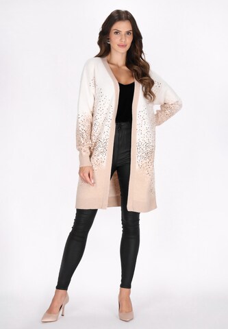 faina Knit cardigan in Beige