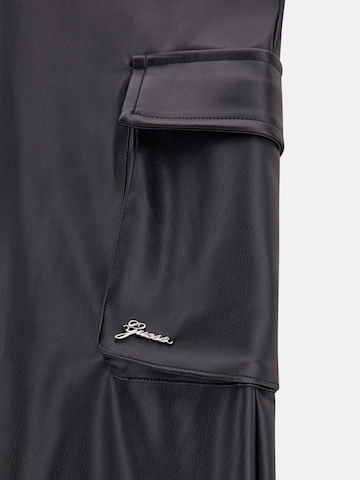 GUESS Wide Leg Hose in Schwarz