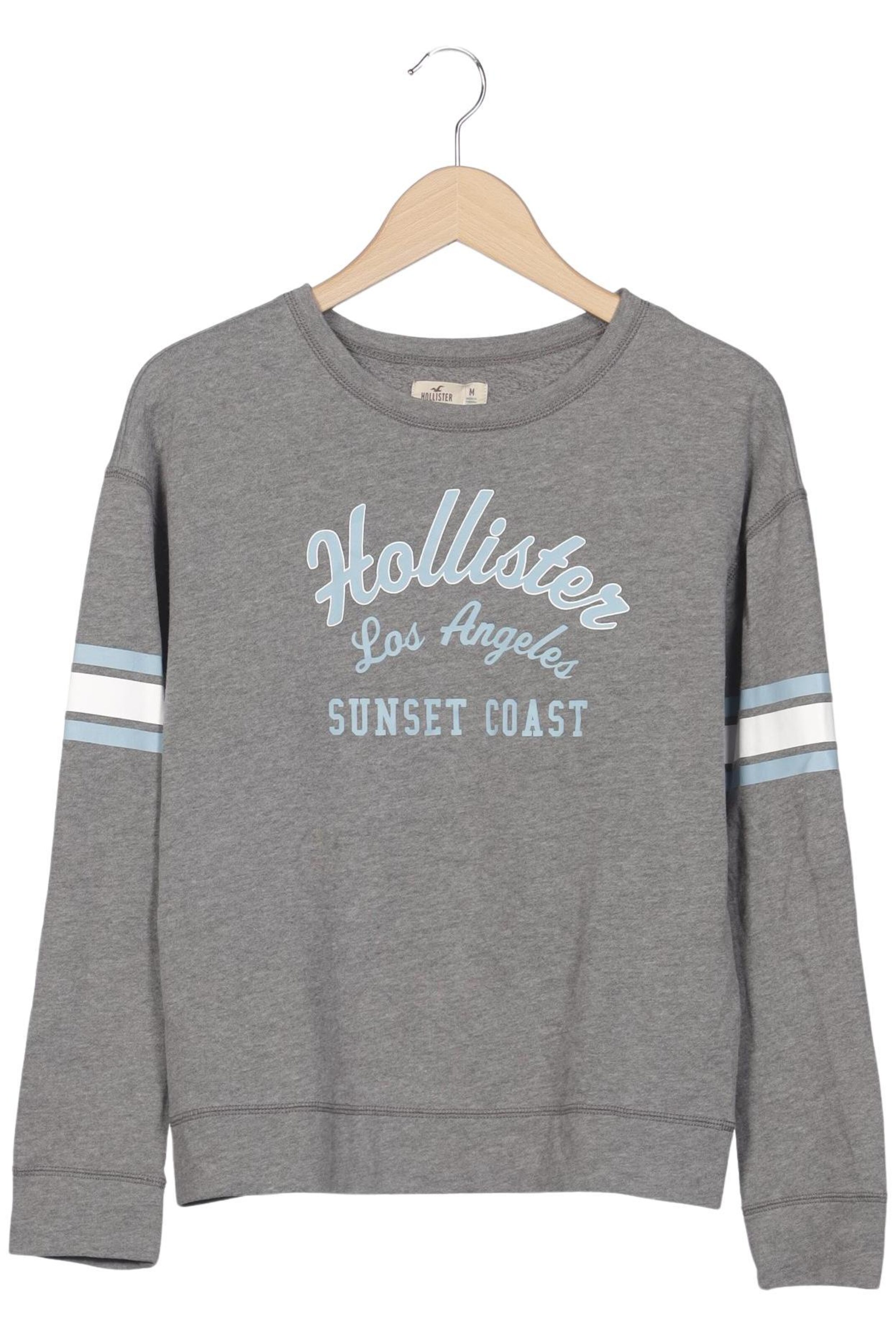 HOLLISTER Sweatshirt & Zip-Up Hoodie in M in Grey: front