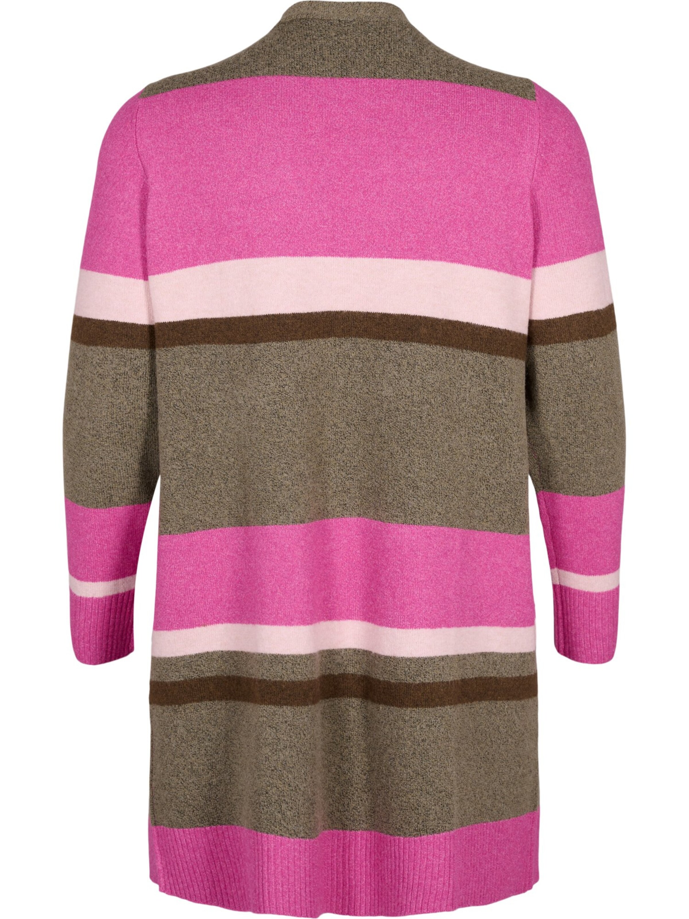 Zizzi Knit cardigan 'CASUNNY' in Pink