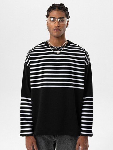 Dandalo - Sudadera 'Diogo' en negro: frente