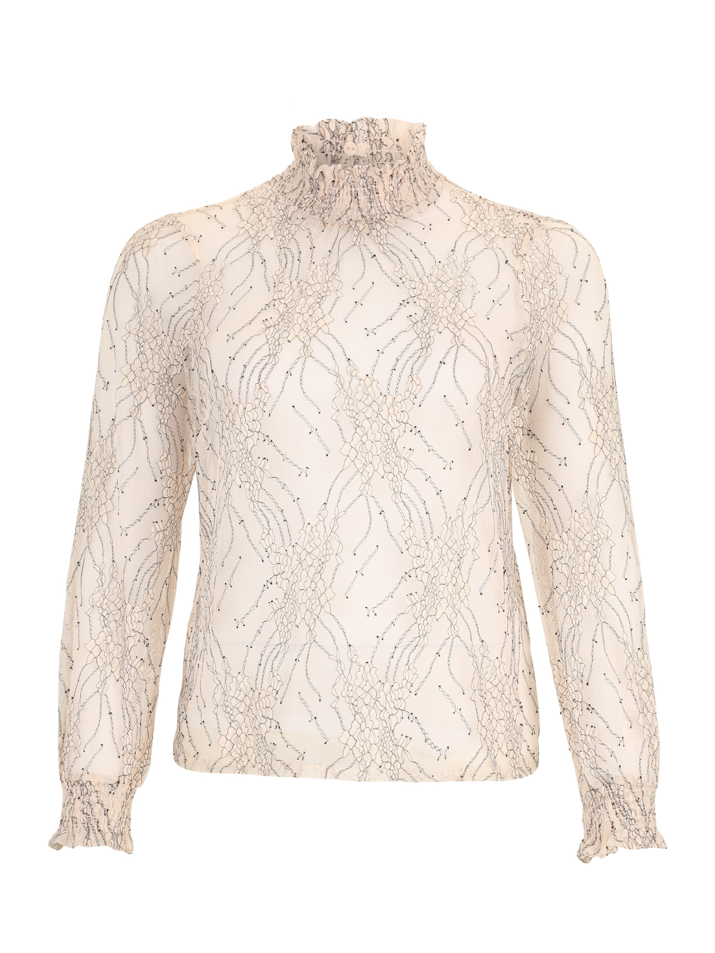 PIECES Curve Blouse &#x27;PCKYLIE&#x27; in Beige: front