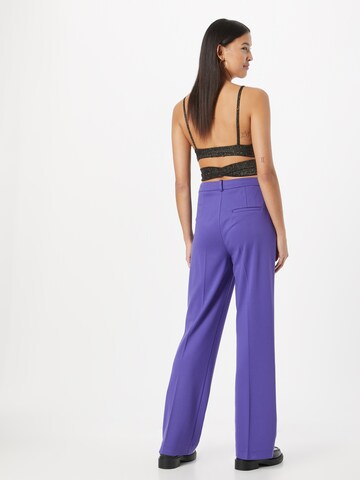 Designers Remix Loose fit Pleat-Front Pants 'Zoe' in Purple