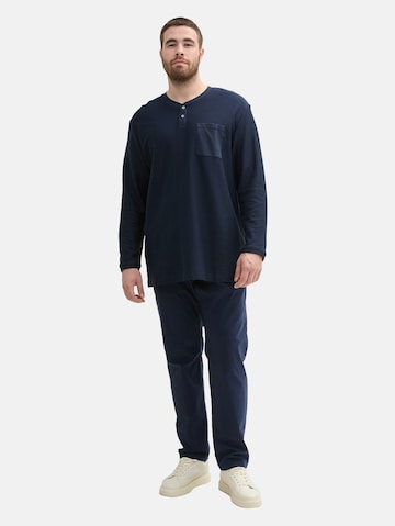 TOM TAILOR Men + Regular Chino Pants in Blue