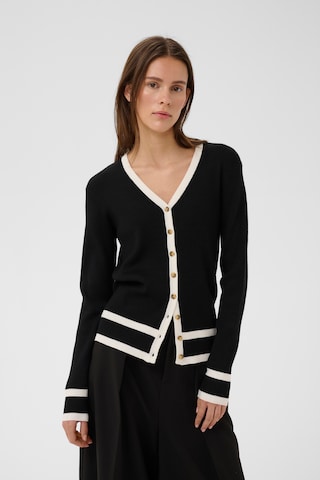 InWear Gebreid vest 'LeenahIW' in Zwart: voorkant