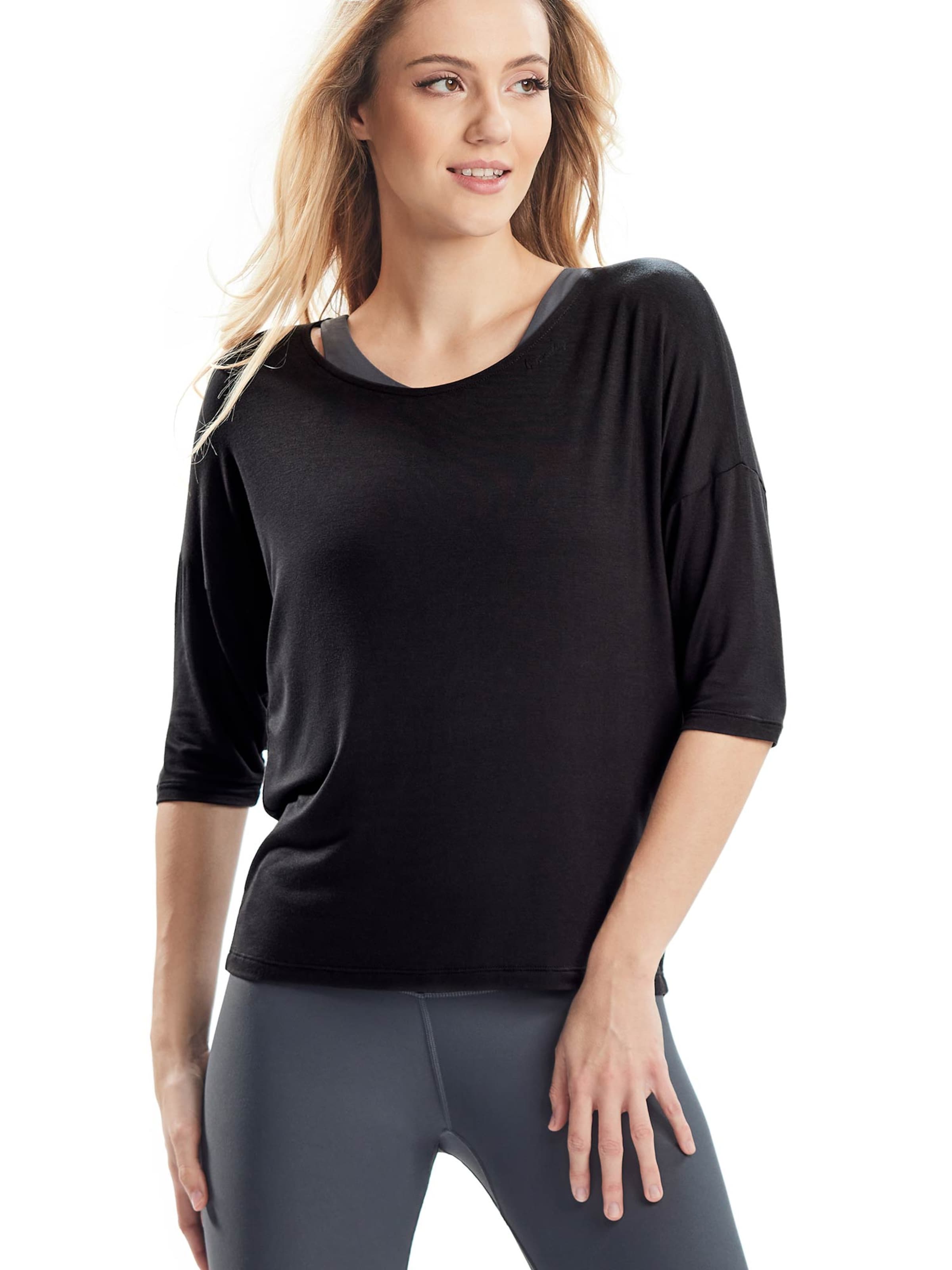 Winshape Funktsionaalne särk 'Bams001 ', värv must: eest vaates