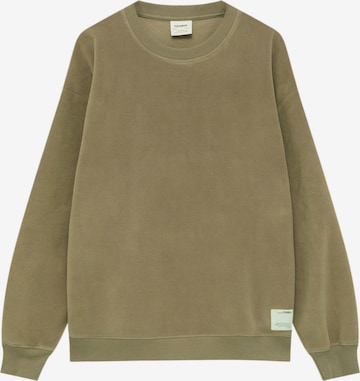 Pull&Bear Sweatshirt in Green: front