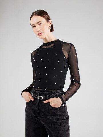 VILA Shirt 'Brave' in Schwarz: Vorderseite