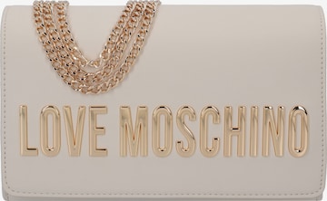 Love Moschino Umhängetasche in Weiß: predná strana