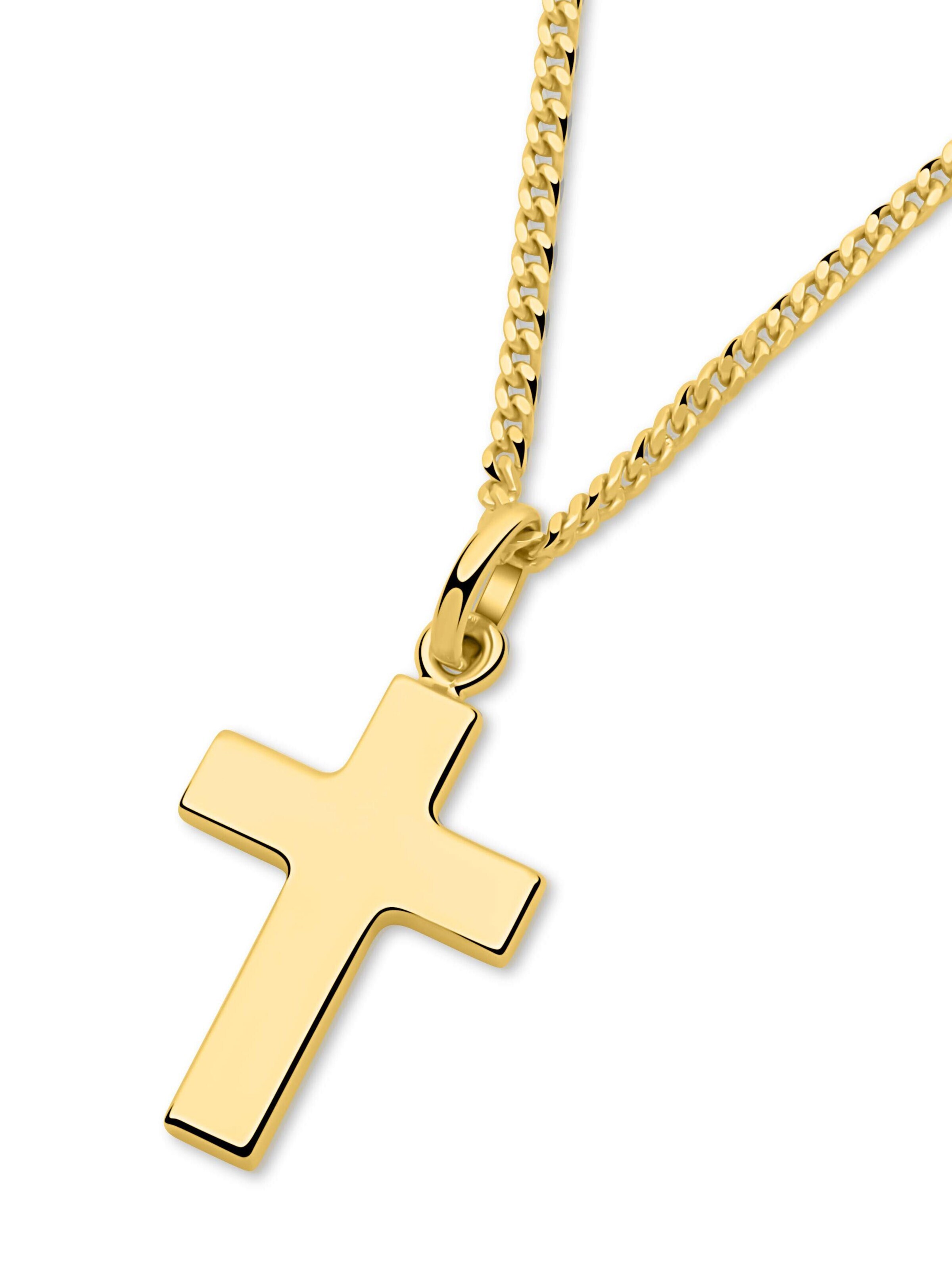 Tony Fein Pendant 'Kreuz' in Gold